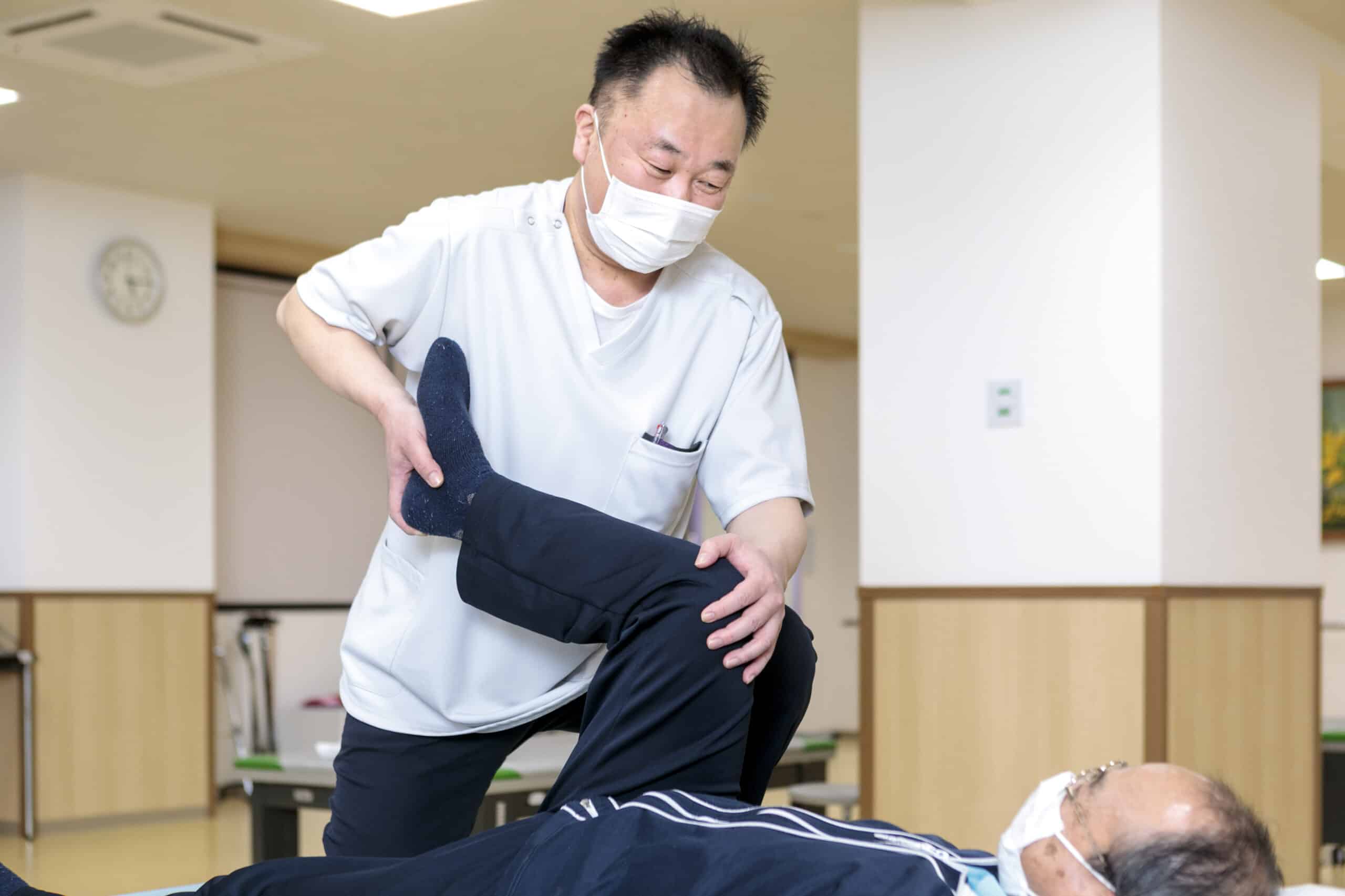 松園病院介護医療院　リハビリの様子