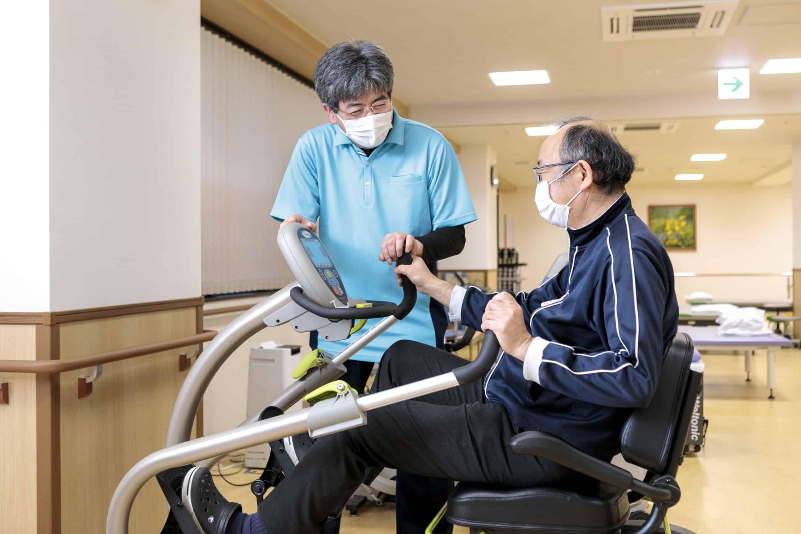 松園病院介護医療院　リハビリの様子